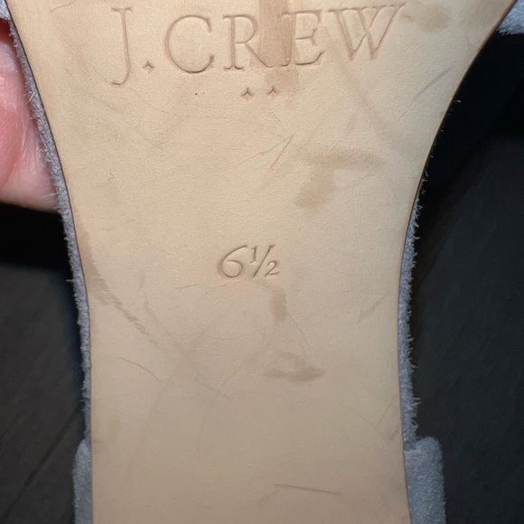 J Crew Factory Suede D’Orsay Pumps | Size 6.5 - Picture 4 of 8